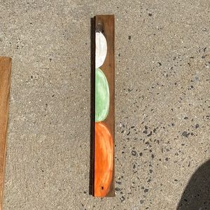 pumpkin sign - wooden